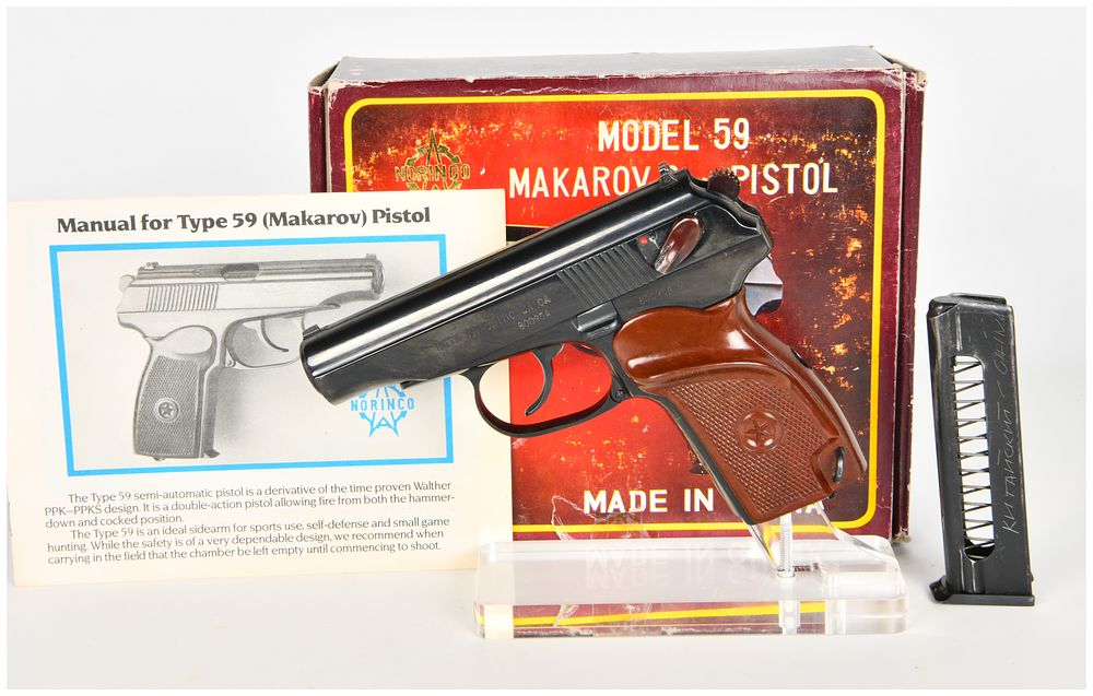 Lot 90: Norinco Model 59 Semi-Automatic Pistol 9x18mm Makarov with 3.7 Inch Barrel