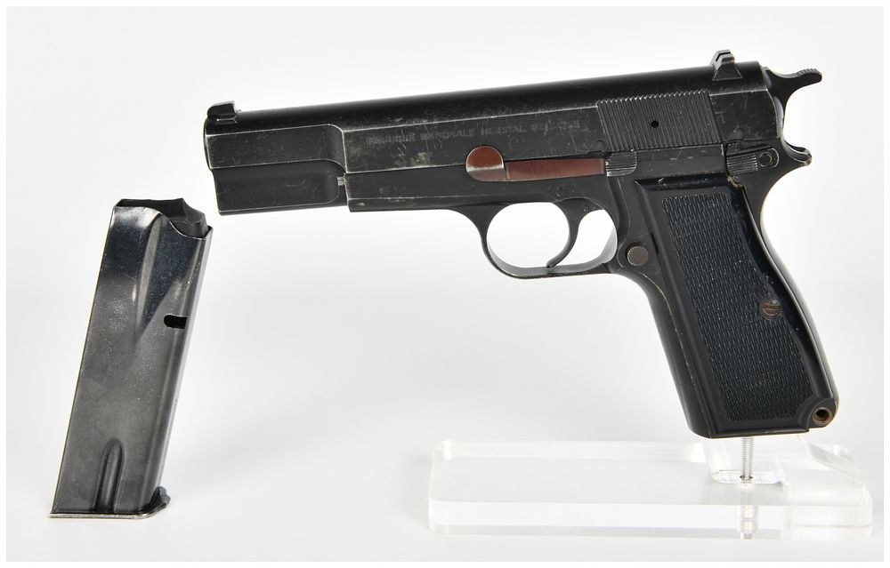 Lot 102: FN Herstal Browning Hi-Power Semi-Automatic Pistol 9x19mm NATO with 4.7 Inch Barrel
