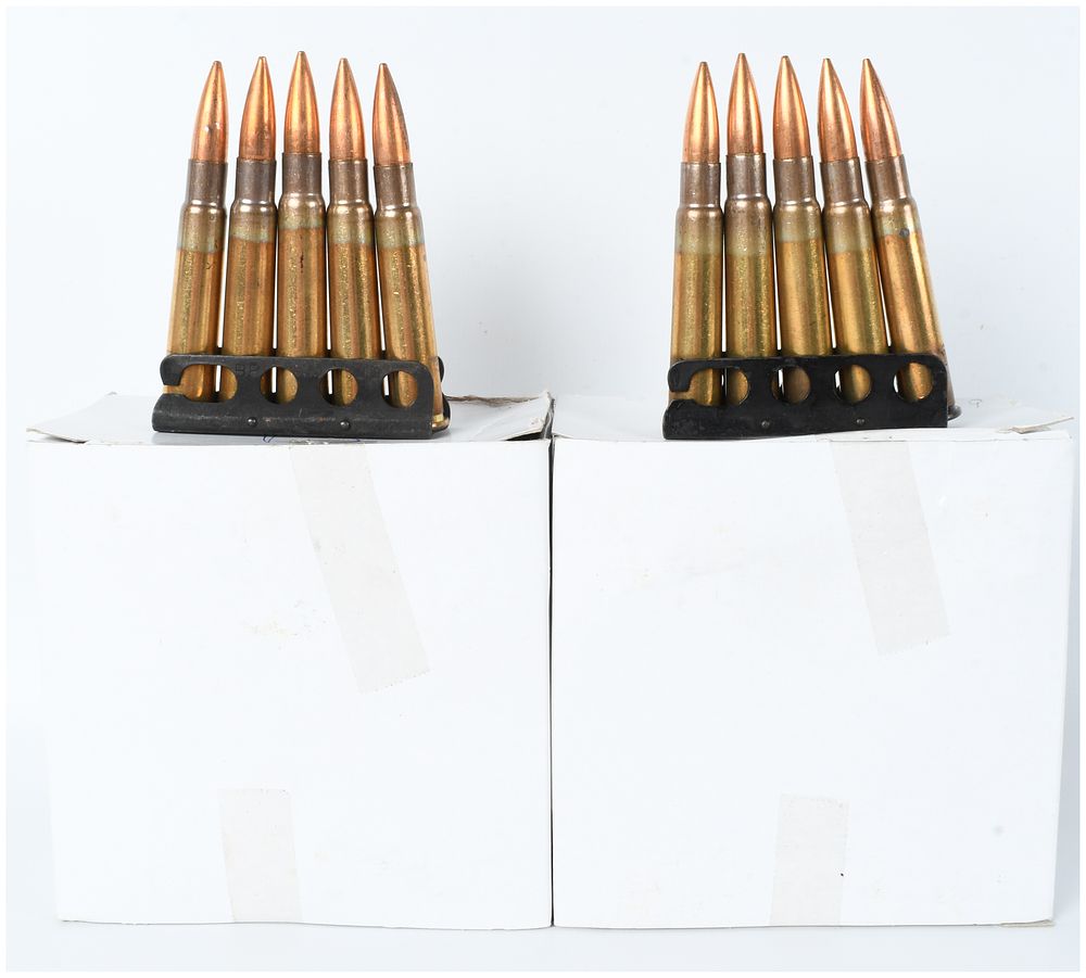 Lot 121: A Lot of 85 Rounds of .303 British Ammunition on Clips