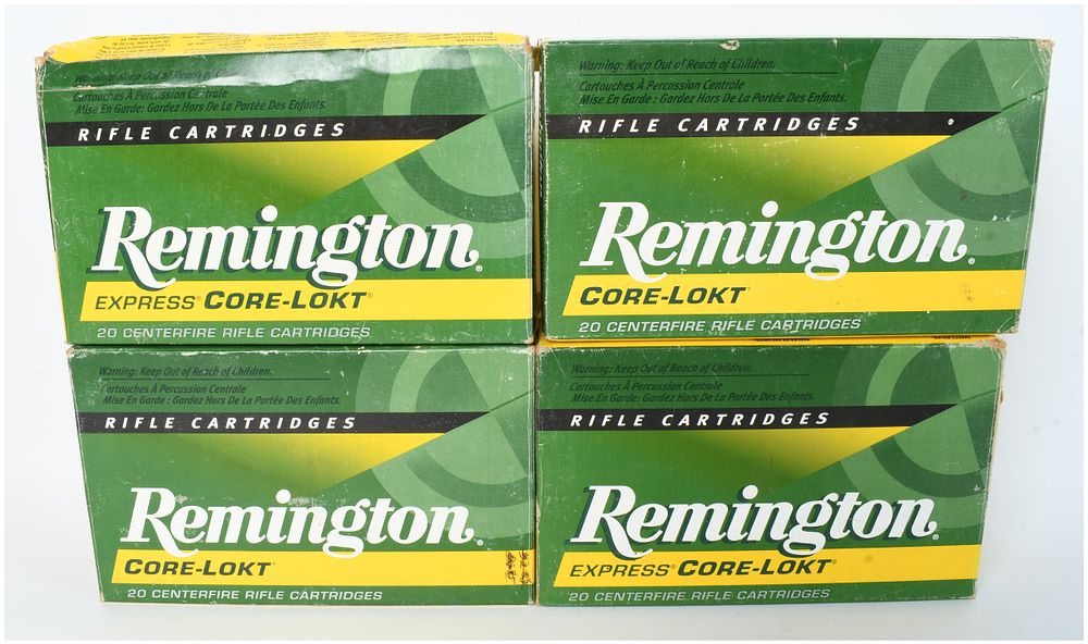 Lot 130: Remington Express Core-Lokt Rifle Ammunition 7mm Mauser (7x57)