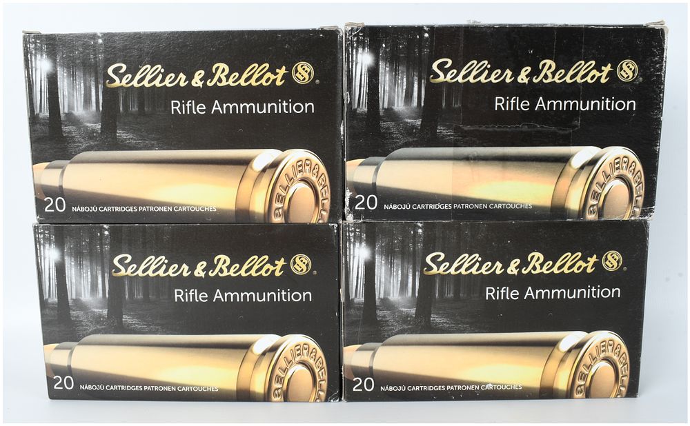 Lot 151: A Lot of 80 Rounds of Sellier & Bellot 7x57 Rifle Ammunition