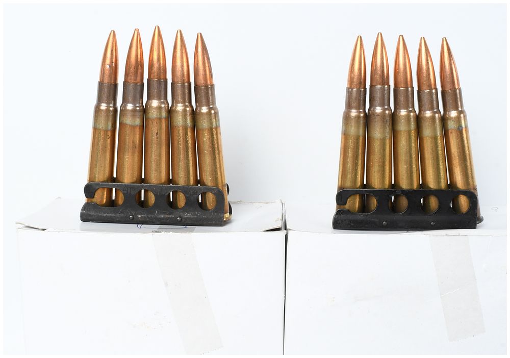 Lot 181: A Lot of 85 Rounds of .303 British Ammunition on Stripper Clips