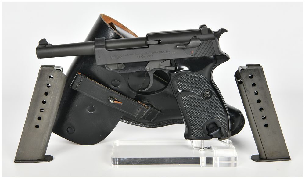 Lot 222: Walther P1 Semi-Automatic Pistol 9mm with 5 Inch Barrel