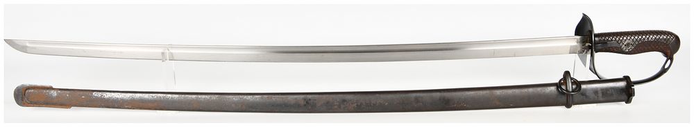 Lot 248: Japanese Type 32 Meiji Cavalry Saber with Scabbard
