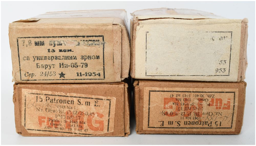 Lot 253: A Lot of 60 Rounds of 7.92x57mm Mauser Ammunition
