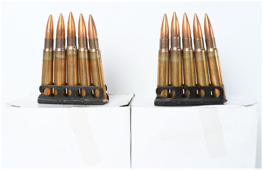 Lot 310: A Lot of 85 Rounds of .303 British Ammunition on Stripper Clips