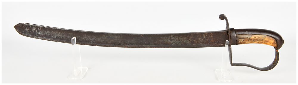 Lot 368: French July Monarchy Iron-Hilted Short Sword Dated 1837