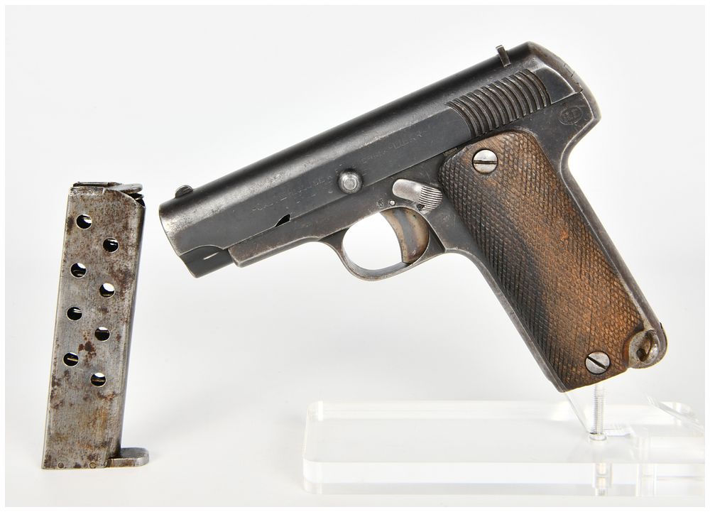 Lot 408: Hijos de A. Echeverria Model 1912 Semi-Automatic Pistol 7.65mm with 3.5 Inch Barrel