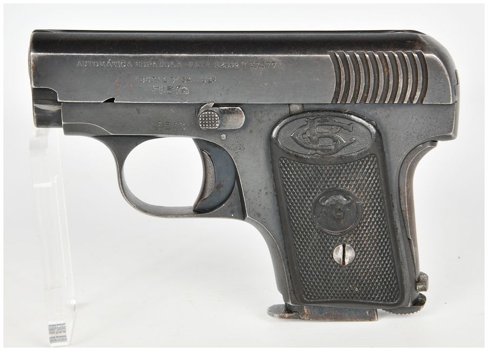 Lot 426: Gabilondo y Cia Bufalo Semi-Automatic Pocket Pistol 6.35mm