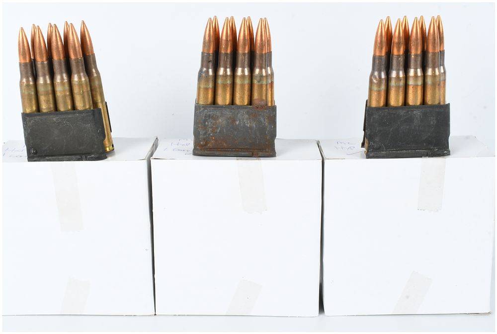 Lot 433: A Lot of 120 Rounds of HXP M2 Ball .30-06 Springfield Ammunition on En-Bloc Clips