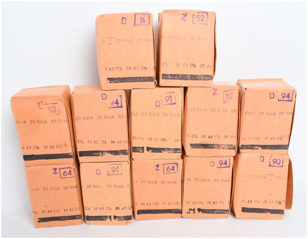 Lot 521: A Lot of 240 Rounds of East German M43 7.62x39mm Practice Ammunition