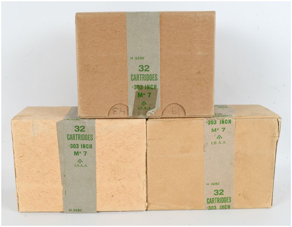 Lot 527: Union of South Africa Mk 7 .303 Inch Ammunition 1942