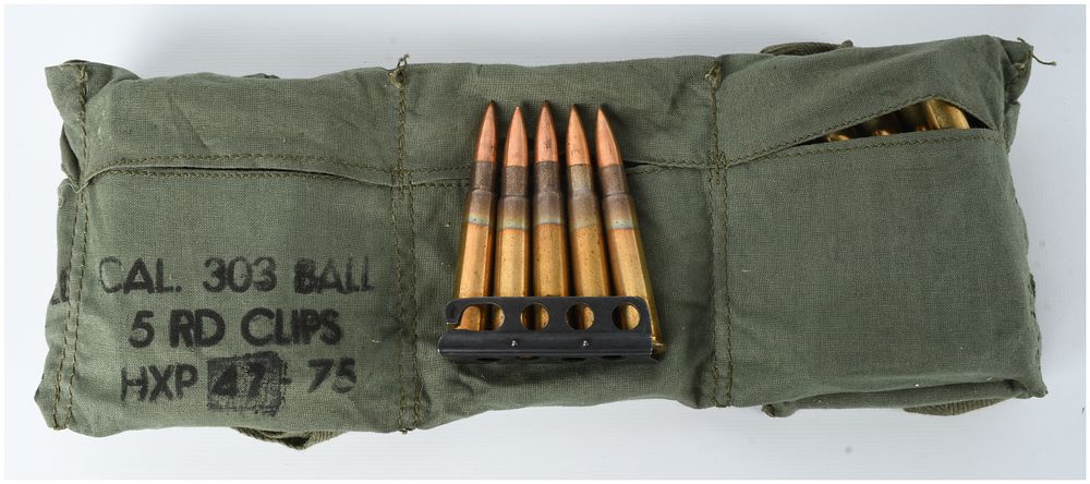Lot 539: A Lot of 50 Rounds of HXP .303 British Ball Ammunition