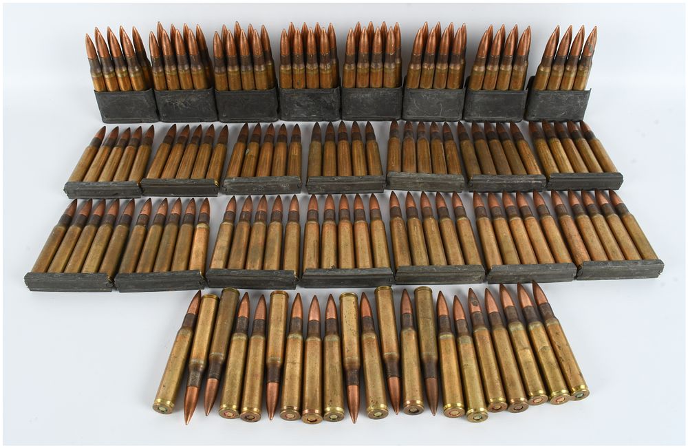 Lot 545: 150 Rounds of Des Moines Ordnance Plant .30-06 Springfield Ammunition