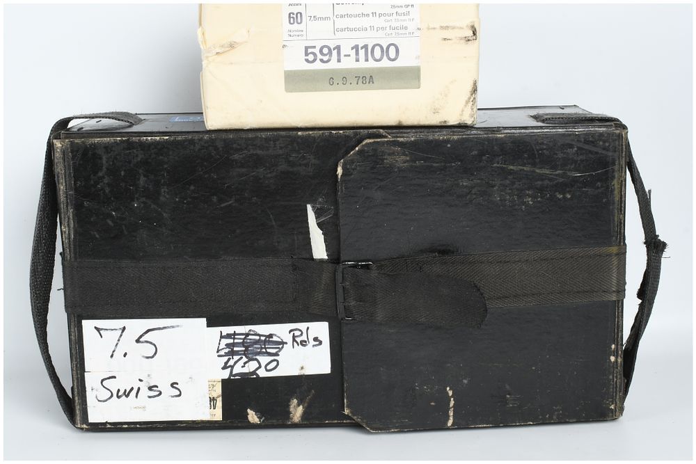 Lot 17: A Lot of 420 Rounds Swiss GP11 7.5x55mm Ammunition