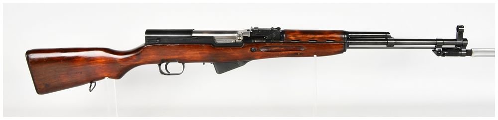 Lot 54: Tula Arsenal SKS Semi-Automatic Rifle 7.62x39mm with 20 Inch Barrel 1954