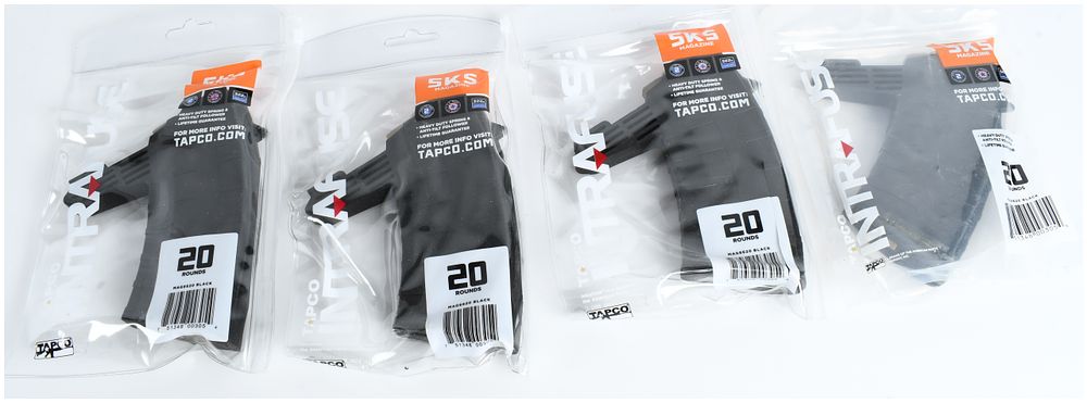 Lot 143: A Lot of 4 Tapco Intrafuse SKS 20-Round Magazines