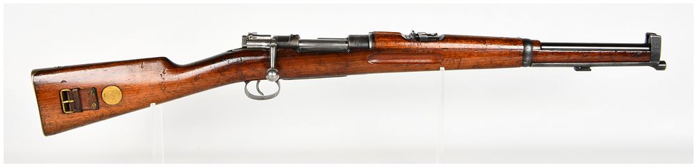Lot 159: Carl Gustafs Stads Gevarsfaktori Model 1894/14 Bolt Action Carbine 6.5x55mm with 17.7 Inch Barrel 1914