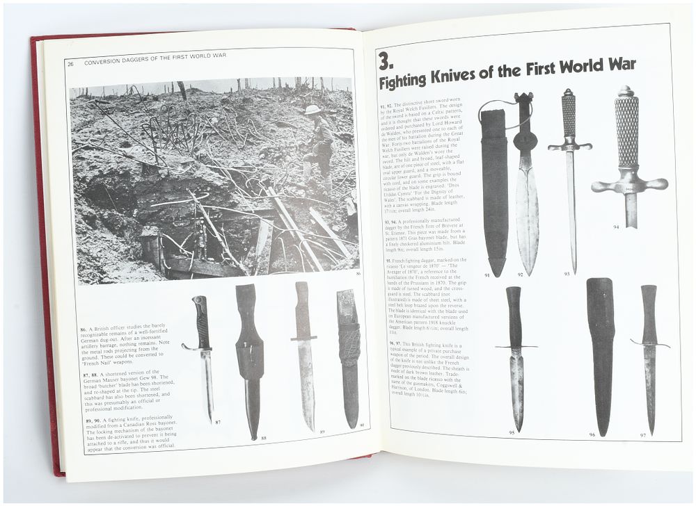 Lot 191: Fighting Knives by Frederick J. Stephens, Arco Publishing Hardcover Reference Book