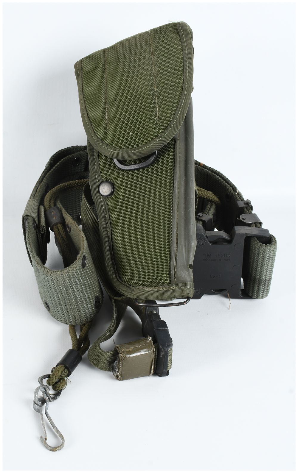Lot 311: A Set of US Military Field Equipment Items Including an M12 Universal Holster and LC-2 Pistol Belt