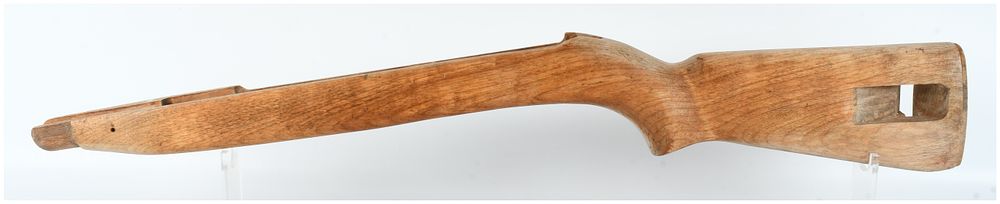 Lot 437: A US Military M1 Carbine Low-Wood Hardwood Stock