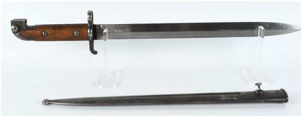Lot 470: Swedish Model 1914 Carbine Bayonet with Scabbard
