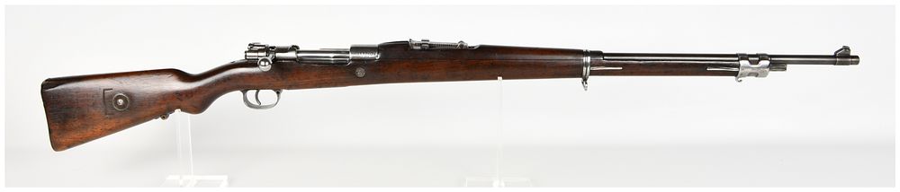Lot 489: DWM Mauser Model 1908 Bolt Action Rifle 7x57mm Mauser with 29 Inch Barrel