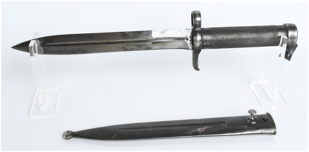 Lot 530: Swedish EJ AB Model 1896 Mauser Bayonet and Scabbard