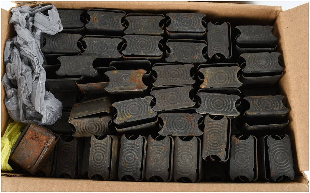 Lot 614: A Packed Box Full of Vintage USGI M1 Garand 8-Round En Bloc Clips
