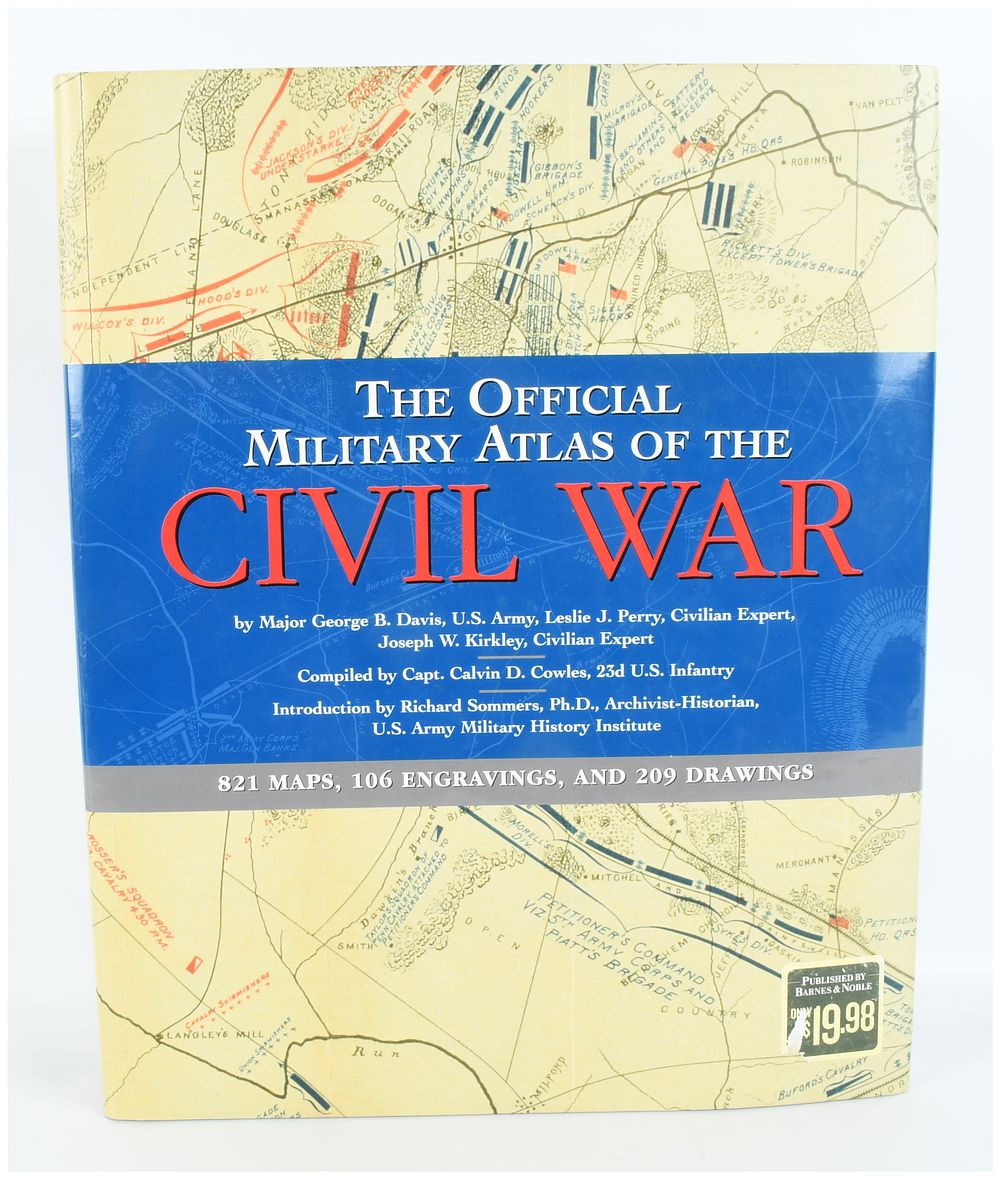 Lot 626: Davis, George B. et al. The Official Military Atlas of the Civil War. Barnes & Noble, 2003. (DJ)