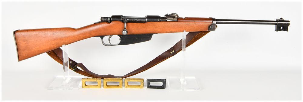 Lot 642: Beretta Carcano Moschetto Modello 1891/28 Truppe Speciali Bolt Action Carbine 6.5x52mm Carcano with 17.7 Inch Barrel 1935