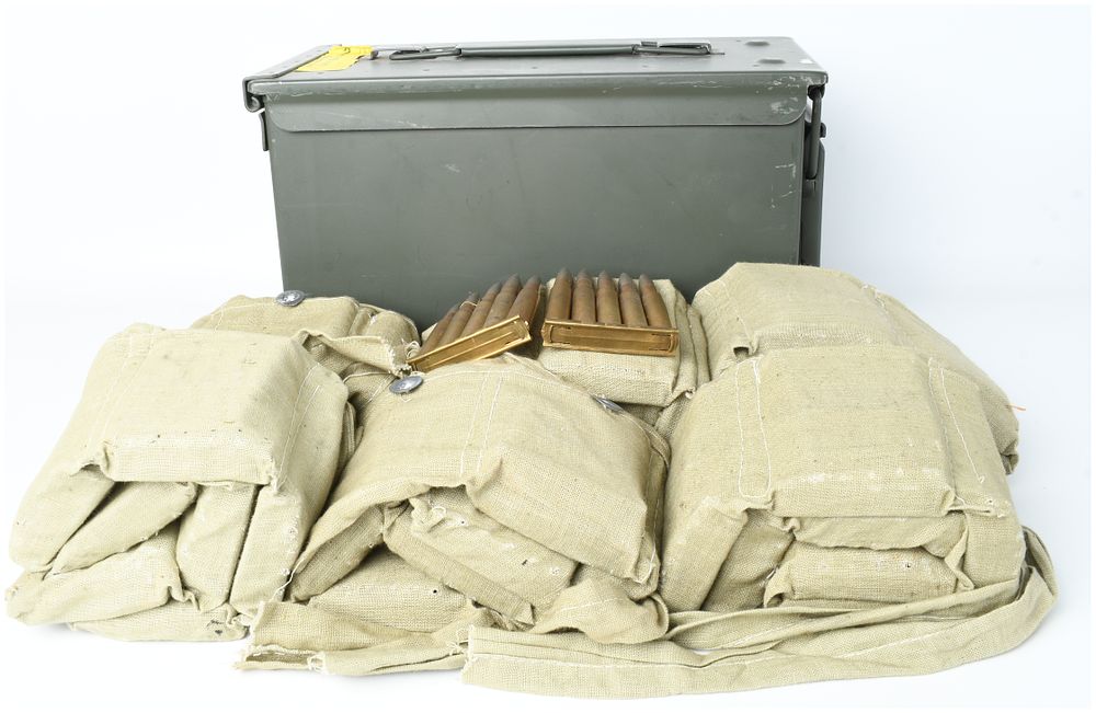 Lot 670: A Lot of 295 Rounds of Turkish 8mm Mauser Ball Ammunition