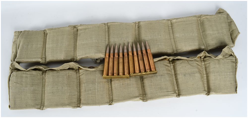 Lot 688: A Lot of 140 Rounds of Turkish Military Surplus 8mm Mauser Ammunition on Stripper Clips