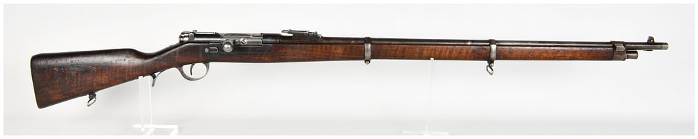 Lot 690: Steyr Portuguese Kropatschek Model 1886 Bolt Action Rifle 8mm Antique