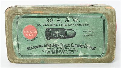 A Lot of 50 Remington Arms Union Metallic Cartridge Company .32 S&W Ammunition. A lot of 50 
