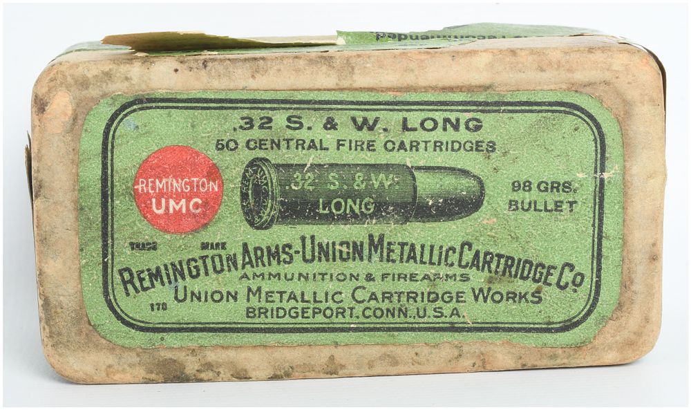 Lot 58: A Lot of 47 Remington-UMC .32 S&W Long Black Powder Cartridges