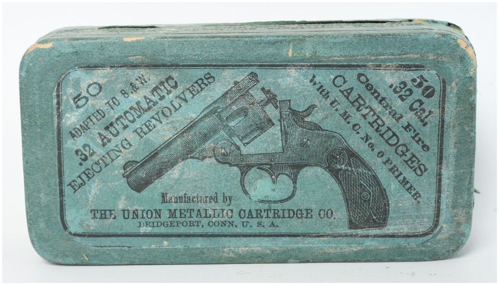 Lot 88: Union Metallic Cartridge Co. .32 S&W Centerfire Ammunition a Lot of 50 Rounds Antique