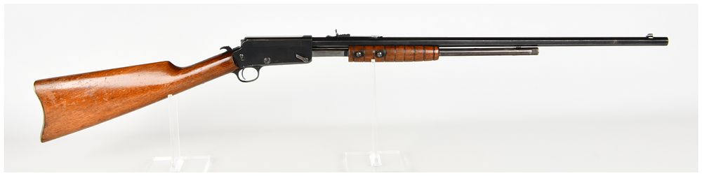 Lot 201: Marlin Model 27-S Slide Action Rifle .32-20 with Octagonal Barrel