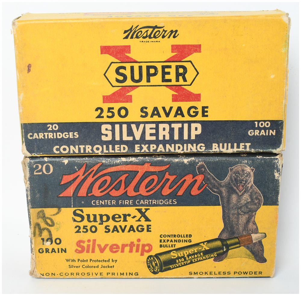Lot 241: Western Super-X Silvertip .250 Savage Empty Brass Casings 40 Count