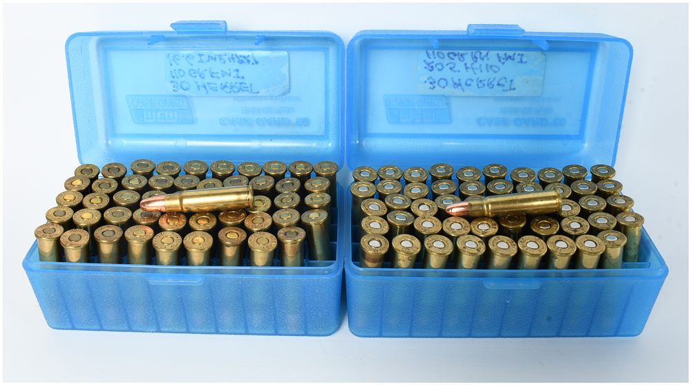 Lot 337: A Lot of 100 Rounds of .30 Herret Ammunition