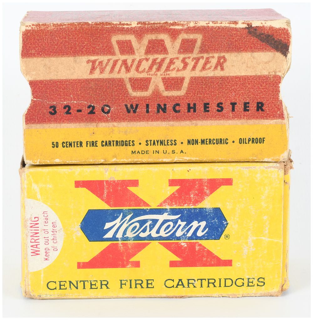 Lot 508: A Lot of 72 Rounds of Winchester and Western .32-20 Winchester Centerfire Ammunition