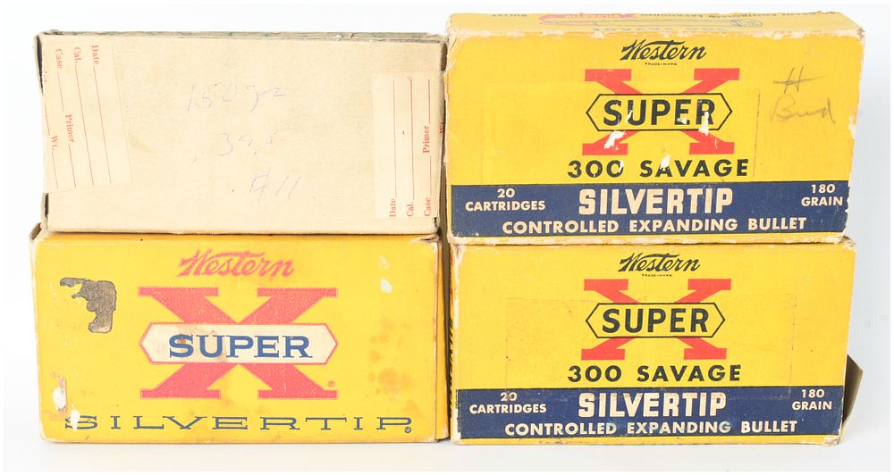 Lot 526: A Lot of 79 Western and Remington .300 Savage Empty Brass Casings