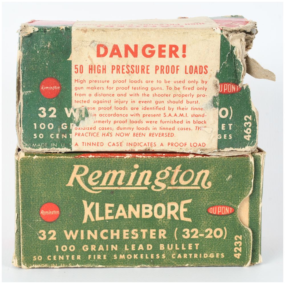 Lot 538: A Lot of 60 Rounds Remington Kleanbore Ammunition .32 Winchester (32-20)