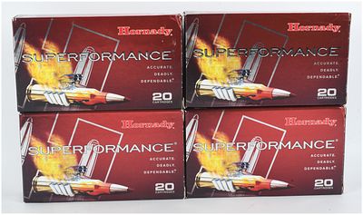 Hornady Superformance .257 Roberts +P 117 Grain SST Ammunition 80 Rounds. A lot of 80 rounds of 