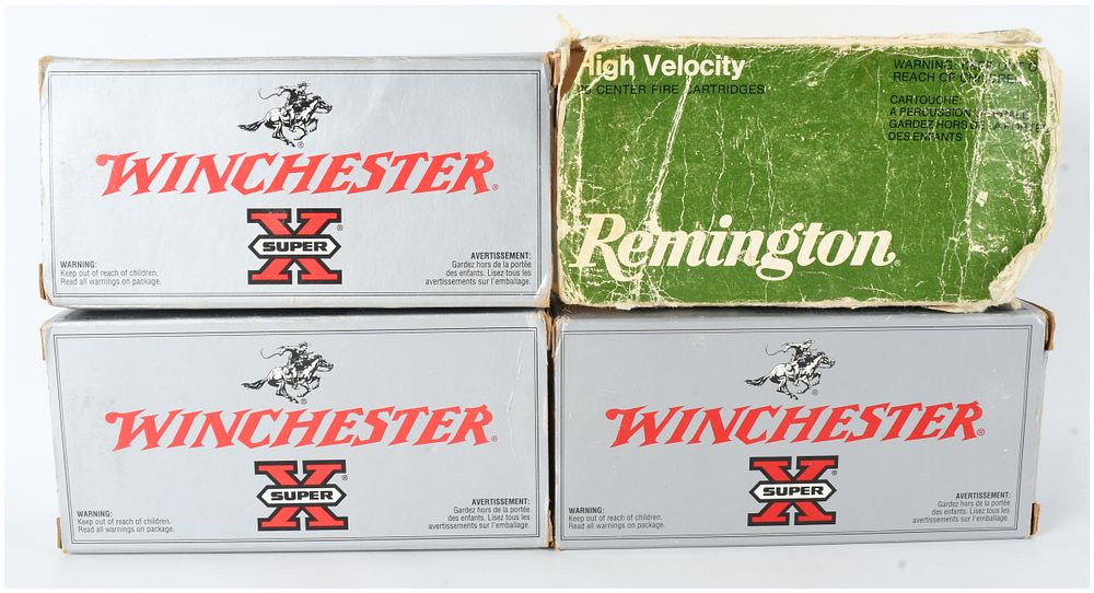 Lot 1120: A Lot of 80 Rounds of Winchester and Remington .35 Remington Ammunition