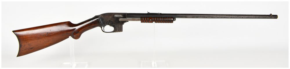 Lot 1140: Savage Model 1903 Pump Action Rifle .22 S. L. & L.R. with Octagonal Barrel