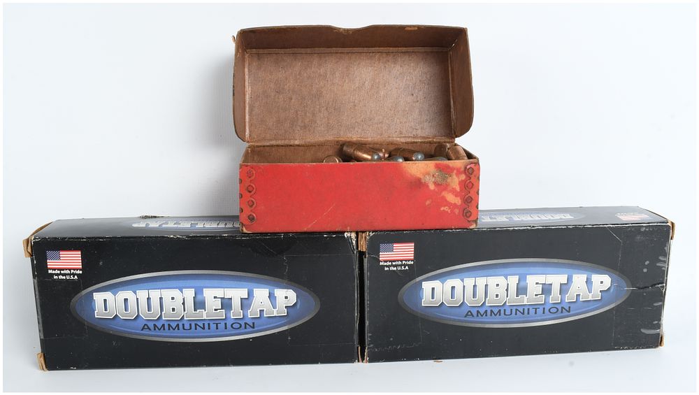 Lot 1180: A Lot of Approximately 200 DoubleTap Ammunition Reloading Bullets and Three Boxes