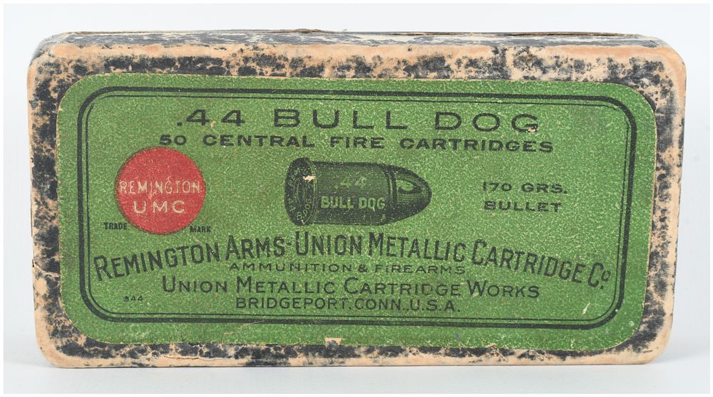 Lot 1183: Remington Arms-Union Metallic Cartridge Co. .44 Bull Dog Ammunition A Lot of 16 Rounds