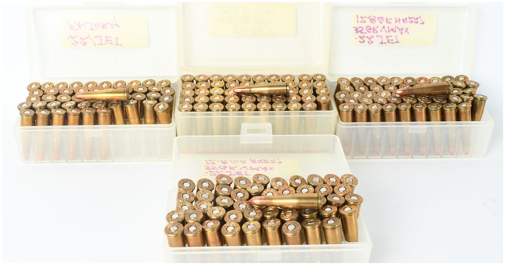 Lot 1186: A Lot of 197 Rounds of Remanufactured .22 Remington Jet Ammunition