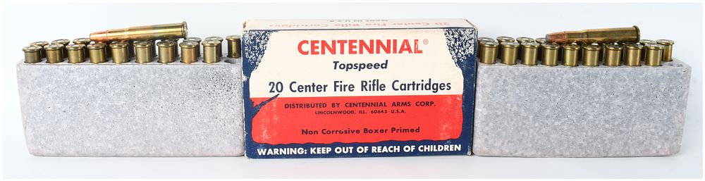 Lot 1420: A Lot of 60 Rounds Centennial Arms Corp. Topspeed .30-30 Centerfire Rifle Cartridges